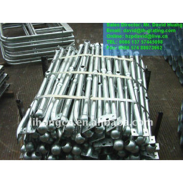 galvanized industrial ball stanchions